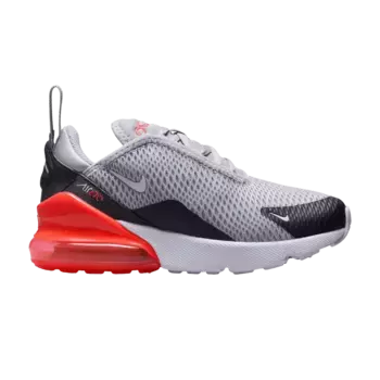 Кроссовки Nike Air Max 270 PS Wolf Grey Bright Crimson, серый