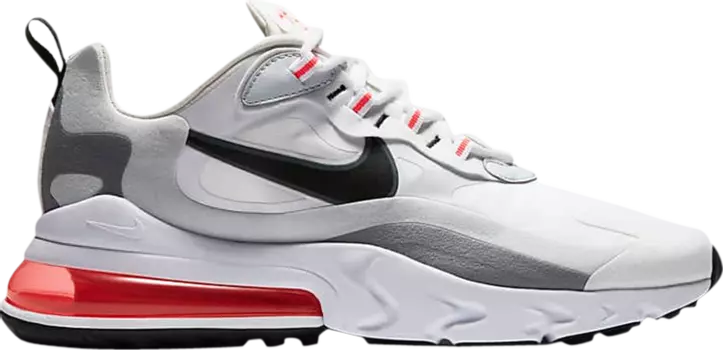 Кроссовки Nike Air Max 270 React 'White Crimson Black', белый