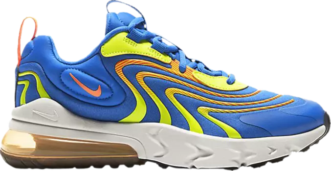 Кроссовки Nike Air Max 270 React ENG GS 'Soar Volt Orange', синий