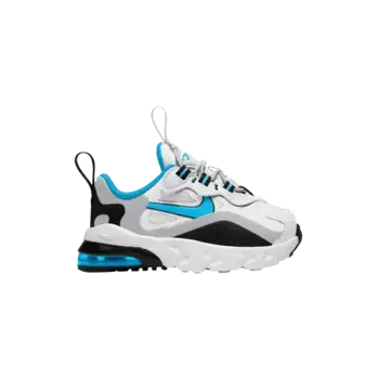 Кроссовки Nike Air Max 270 React TD Laser Blue Wolf Grey, белый