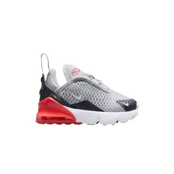 Кроссовки Nike Air Max 270 TD Wolf Grey Bright Crimson, серый