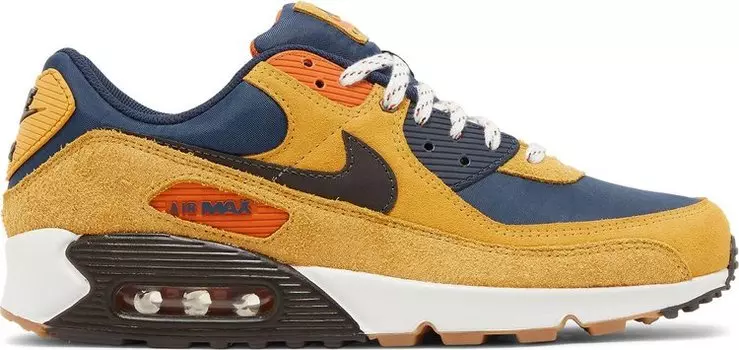 Кроссовки Nike Air Max 90 'Bucktan Team Navy', загар