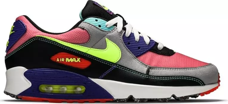 Кроссовки Nike Air Max 90 'Exeter Edition - Neon', многоцветный