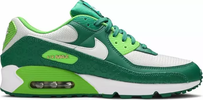 Кроссовки Nike Air Max 90 'St. Patrick's Day', зеленый