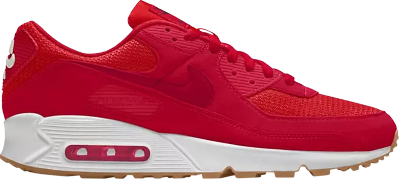 Кроссовки Nike Air Max 90 By You, красный