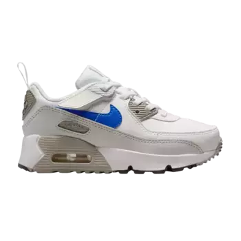 Кроссовки Nike Air Max 90 EasyOn PS Summit White Racer Blue, кремовый