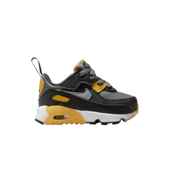 Кроссовки Nike Air Max 90 EasyOn TD Smoke Grey Yellow, серый