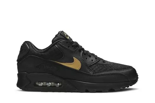 Кроссовки Nike Air Max 90 Essential 'Black Gold', черный