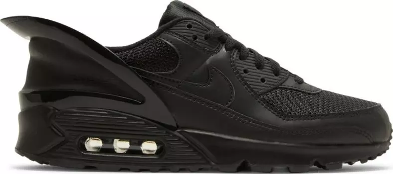 Кроссовки Nike Air Max 90 FlyEase 'Triple Black', черный
