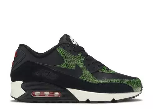 Кроссовки Nike AIR MAX 90 'GREEN PYTHON', черный