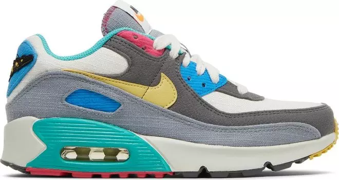 Кроссовки Nike Air Max 90 GS 'Air Sprung - Iron Grey', серый