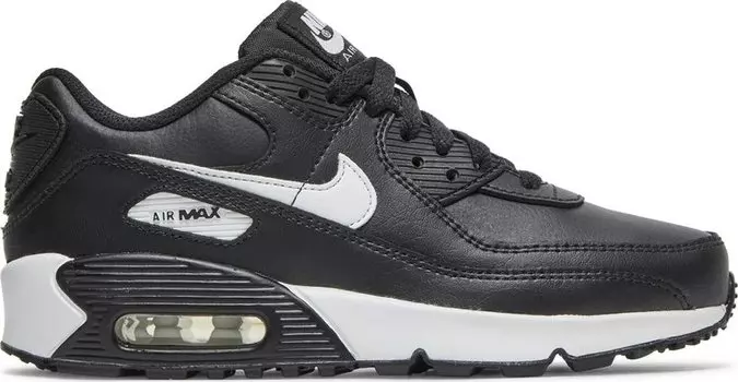 Кроссовки Nike Air Max 90 GS 'Black White', черный