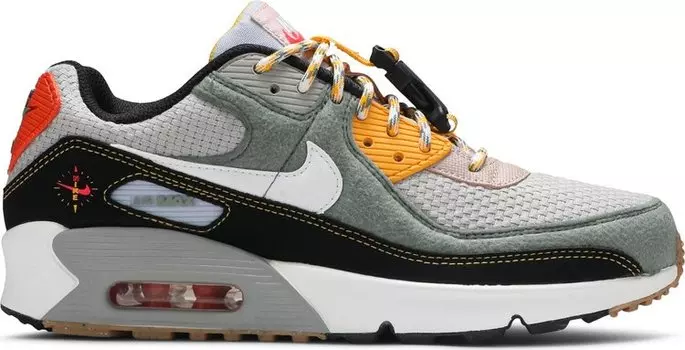 Кроссовки Nike Air Max 90 GS 'Swoosh Compass', зеленый