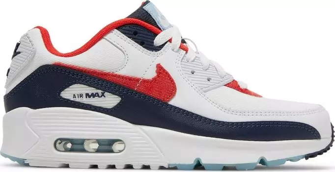 Кроссовки Nike Air Max 90 GS 'USA Denim', белый