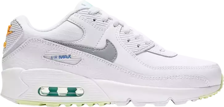 Кроссовки Nike Air Max 90 GS 'White', белый