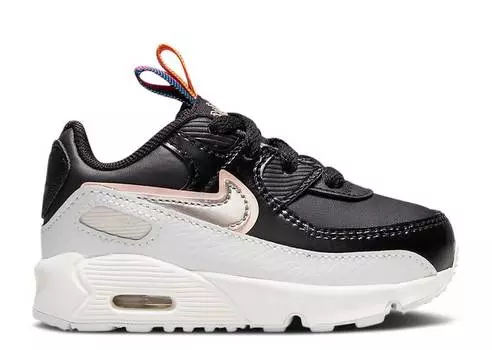 Кроссовки Nike AIR MAX 90 LEATHER SE TD 'OFF NOIR METALLIC PEWTER',