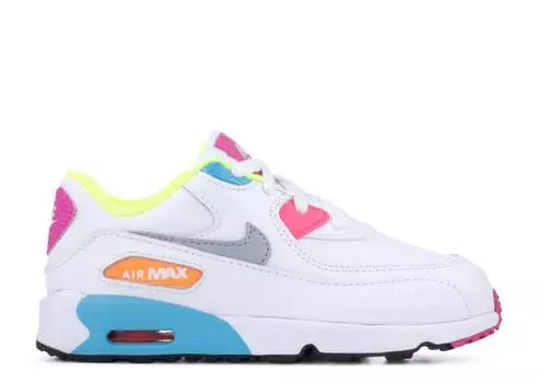 Кроссовки Nike AIR MAX 90 LTR TD 'WHITE MULTI-COLOR', белый