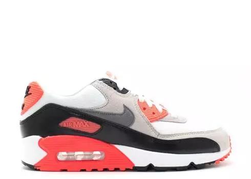 Кроссовки Nike AIR MAX 90 PREMIUM MESH GS 'INFRARED', белый