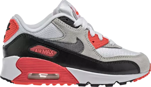 Кроссовки Nike Air Max 90 Premium Mesh PS 'Infrared', белый