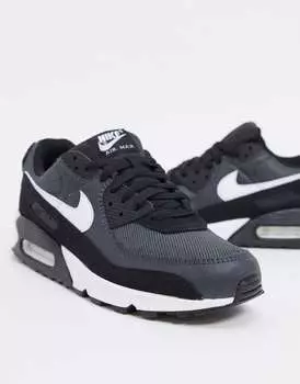 Кроссовки Nike Air Max 90 Recraft черного/серого цвета
