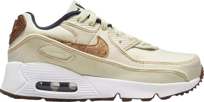 Кроссовки Nike Air Max 90 SE PS 'Cork - Coconut Milk', кремовый