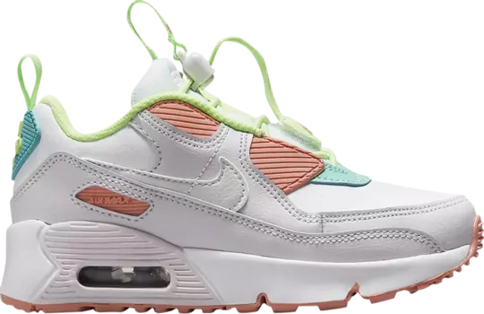 Кроссовки Nike Air Max 90 Toggle PS 'White Crimson Bliss', белый