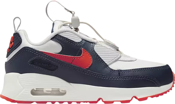 Кроссовки Nike Air Max 90 Toggle PS 'White Midnight Navy', белый