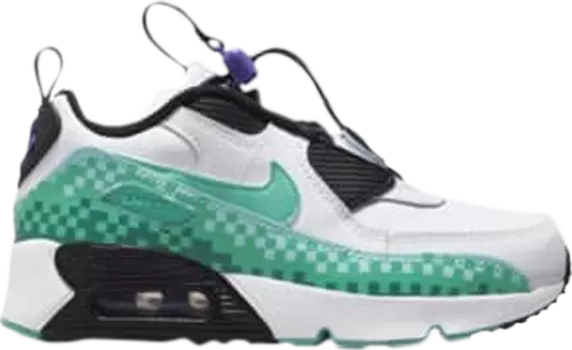 Кроссовки Nike Air Max 90 Toggle SE PS 'White Psychic Purple Washed Teal', белый