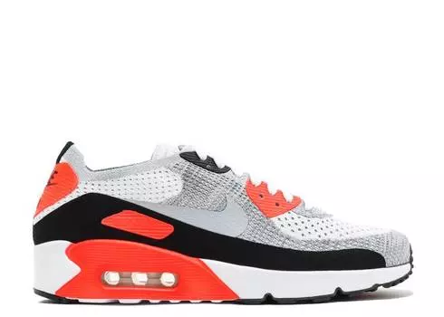 Кроссовки Nike AIR MAX 90 ULTRA 2.0 FLYKNIT 'INFRARED', белый