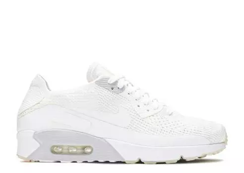 Кроссовки Nike AIR MAX 90 ULTRA 2.0 FLYKNIT 'TRIPLE WHITE', белый
