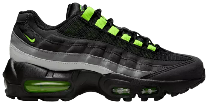 Кроссовки Nike Air Max 95 GS 'Reverse Neon', черный