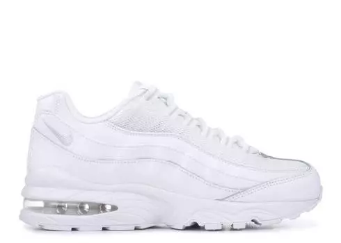 Кроссовки Nike AIR MAX 95 GS 'TRIPLE WHITE', белый