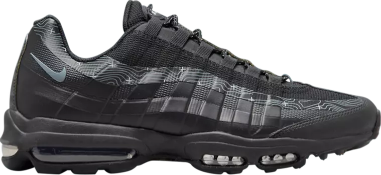 Кроссовки Nike Air Max 95 Ultra 'Topography', черный