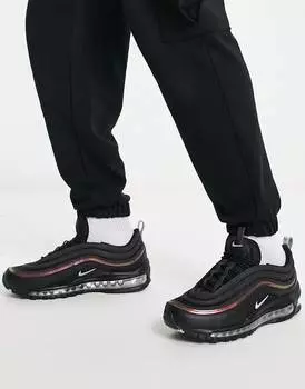 Кроссовки Nike Air Max 97, черно-красный