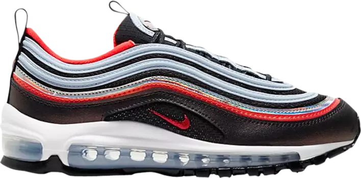 Кроссовки Nike Air Max 97 FP GS 'Off Noir Crimson', белый