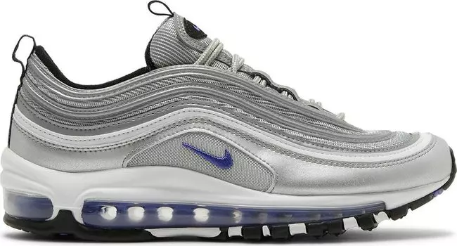 Кроссовки Nike Air Max 97 GS 'Silver Violet', серебряный