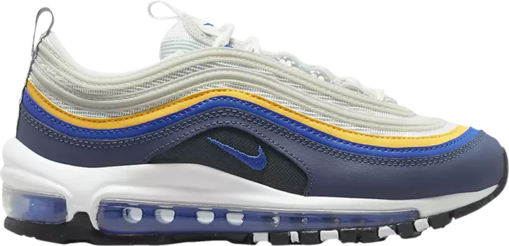 Кроссовки Nike Air Max 97 GS 'White Blue Laser Orange', белый