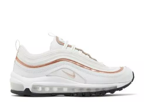 Кроссовки Nike AIR MAX 97 GS 'WHITE METALLIC RED BRONZE', белый