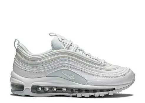 Кроссовки Nike AIR MAX 97 GS 'WHITE METALLIC SILVER', белый