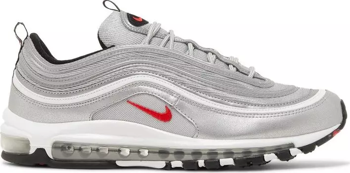 Кроссовки Nike Air Max 97 OG 'Silver Bullet' 2022, серебряный