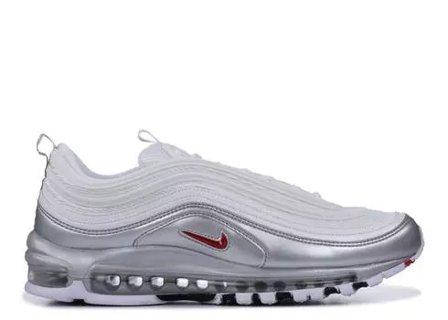 Кроссовки Nike AIR MAX 97 QS 'B-SIDES WHITE SILVER', белый