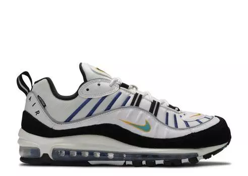 Кроссовки Nike AIR MAX 98 PREMIUM 'TEAL NEBULA', белый