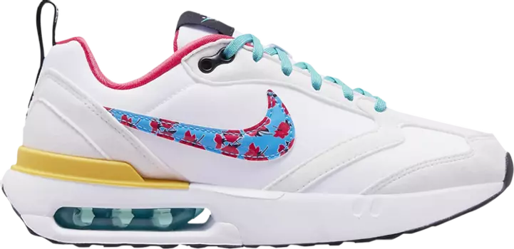 Кроссовки Nike Air Max Dawn GS 'Floral Swoosh', белый
