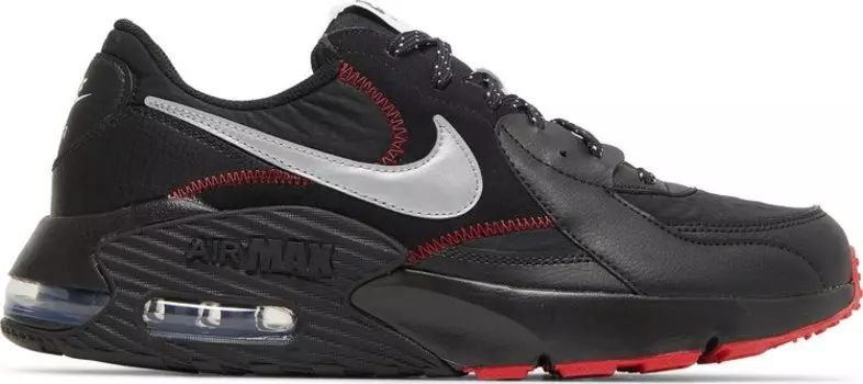 Кроссовки Nike Air Max Excee 'Black Sport Red', черный