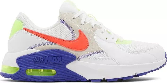 Кроссовки Nike Air Max Excee 'White Indigo Crimson', белый
