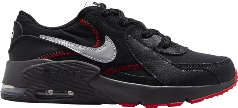 Кроссовки Nike Air Max Excee PS 'Black Sport Red', черный