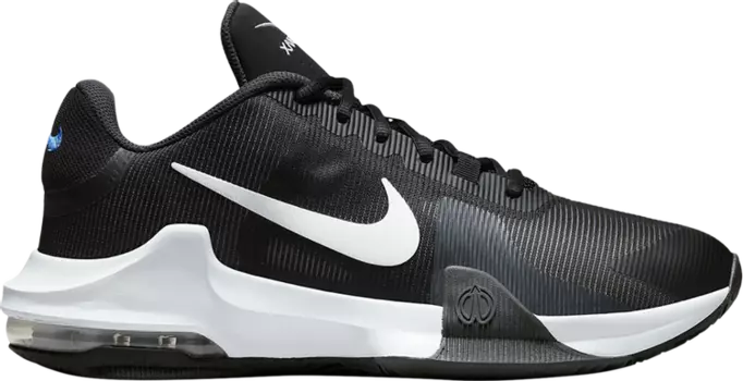 Кроссовки Nike Air Max Impact 4 'Black White Racer Blue', черный