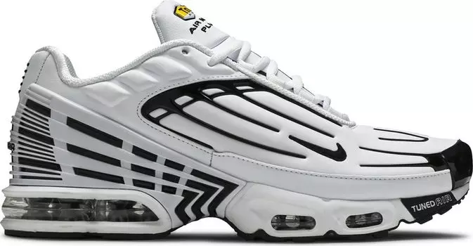 Кроссовки Nike Air Max Plus 3 Leather 'White Black', белый
