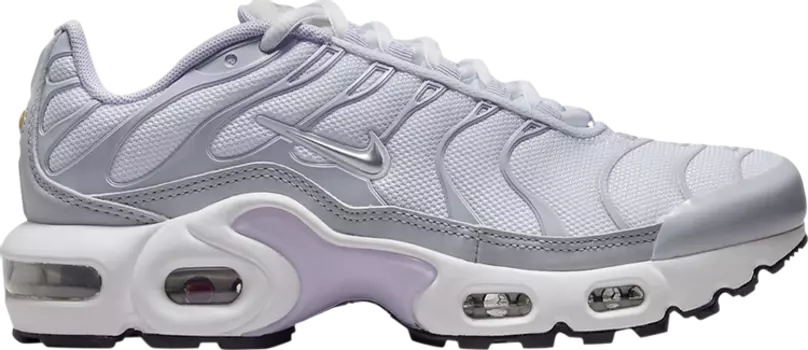 Кроссовки Nike Air Max Plus GS 'Pure Platinum Violet Frost', белый
