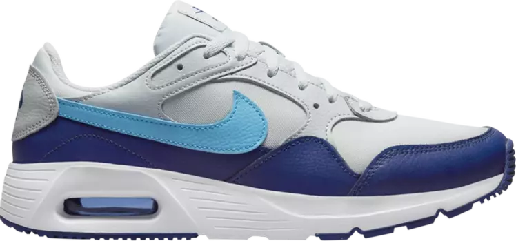 Кроссовки Nike Air Max SC 'Pure Platinum Racer Blue', белый